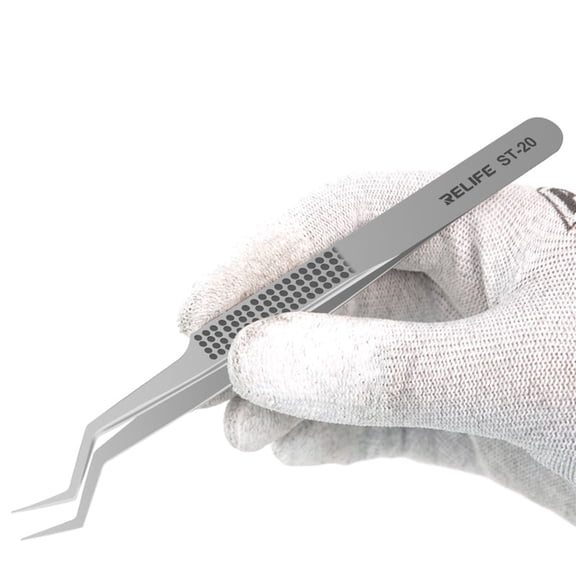 Versatile Stainless Steel Anti static Tweezers for DIY Projects and Crafts