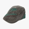 thumbnail image 1 of Gorra plana con bordado vintage de algodón y mezclilla de Boston, unisex, 1 of 2