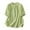 Green, variant on Blouse for Women Summer Outfits Women's Linen Embroidered Button Short Sleeved Stand-Up Collar Fashionable Top