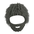 thumbnail image 2 of Abbraccia Knitted Hat Beard Hat Headgear Comfortable Winter Cold Cap Knit Bearded Hats Cap for Running Travel Skiing Cycling Hiking Grey L, 2 of 10