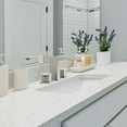 thumbnail image 3 of Cobbe Widespread 8-Inch Bathroom Faucet 3 Hole, 2-handle Bathroom Sink Faucet with Pop Up Drain Assembly Brushed Nickel, 3 of 10