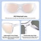 thumbnail image 4 of Gafas de Sol Polarizadas Retro Clásicas Rosadas para Mujer Dollger, 4 of 6