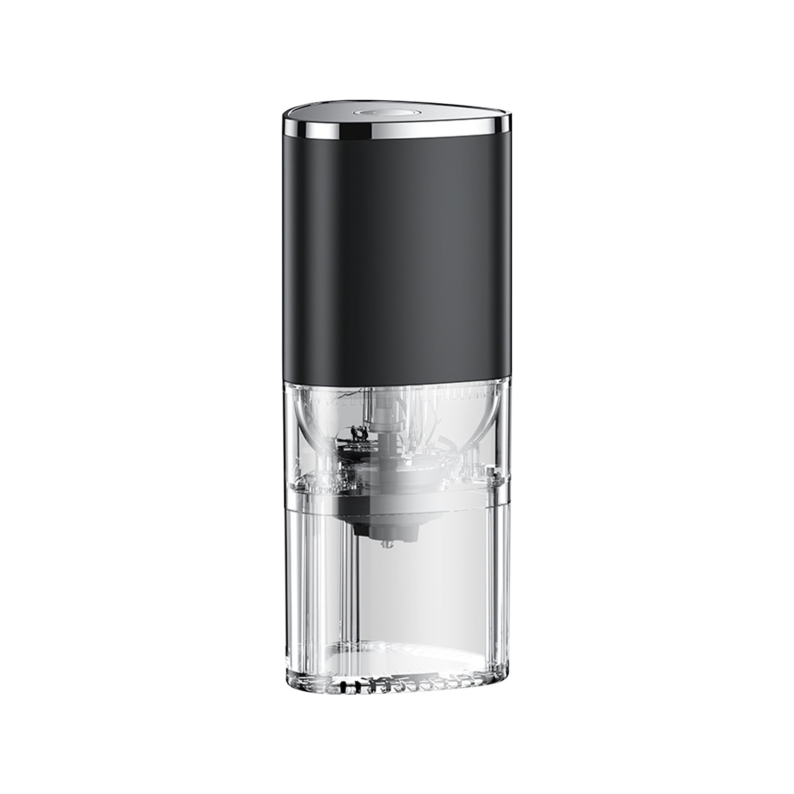 Qiopertar USB Coffee Grinder, Portable Mini Electric Coffee Bean Grinder, Adjustable Grind Size USB Rechargeable Burr Mill for Espresso Drip French Press, Black