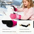 thumbnail image 4 of ThxToms Kids Winter Gloves Waterproof Snow Gloves for Kids Skiing Snowboarding, Cold Weather Gear for Boys and Girls, 4 of 9