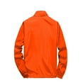 thumbnail image 4 of LTTVQM Men's Lightweight Jackets Casual Windbreaker Stylish Light Fall Spring Golf Work Dress Business Saffron 3XL, 4 of 7