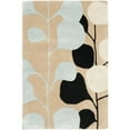 thumbnail image 5 of Traditional Rug - Capri Wool Pile -Beige/Ivory-Color:Beige/Ivory,Design:Traditional,Shape:Round,Size:7'L x 7'W, 5 of 6