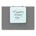 thumbnail image 3 of U BRANDS Cubicle Glass Dry Erase Board, 12" x 12", White, 3 of 7