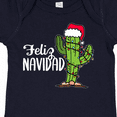 thumbnail image 4 of Inktastic Feliz Navidad Christmas Cactus in Santa Hat Boys or Girls Baby Bodysuit, 4 of 5