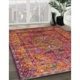 thumbnail image 3 of Ahgly Company Machine Washable Indoor Rectangle Industrial Modern Crimson Red Area Rugs, 7' x 10', 3 of 7