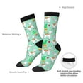 thumbnail image 4 of Gukieu Cute Alpaca 1 Print Contrast Color Mid-calf Socks, Sweat-wicking Athletic Socks, Unisex Clothing Accessories, 4 of 6