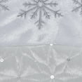 thumbnail image 3 of Holiday Time White Quilted Velvet Christmas Stocking, 2 Count, 3 of 5