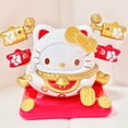 thumbnail image 2 of Sanrio-figura de gato de la suerte, figuritas de Anime Kuromi Cinnamoroll Pochacco, Hello Kitty, adorno de decoración, regalos, juguete para niños, 2 of 4