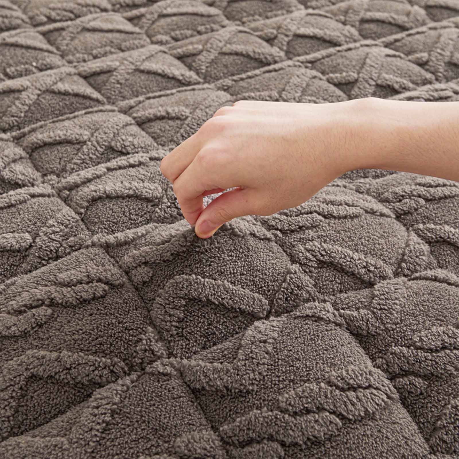 Taffeta Mattress, 2025 New Winter Warm Tatami Mat, Breathable Washable Mattress, Topper Student Dormitory Cotton Padded Mattress, 70.8x78.7in