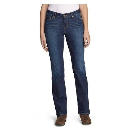 Eddie Bauer Women's StayShape Boot Cut Jeans - (Best Looks For Petite And Curvy)