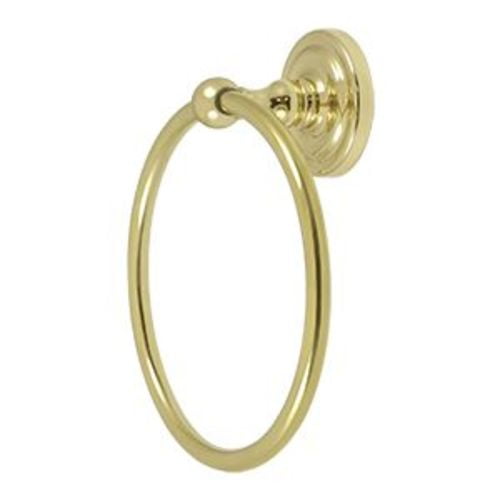 Deltana R2008 Polished Brass 6-1/2" Solid Brass Towel Ring From The R Series