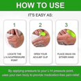 thumbnail image 4 of ShinySlim LI4 Acupressure Point Clips for Detox, Slimming Massage, Migraine Relief, Tension & Anxiety Relief in Green, Black, Blue, Pink, 4 of 5