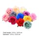 thumbnail image 1 of BESTYASH 10Ud Rosas Artificiales Resistentes De Tela Para De Bodas Y Eventos, 1 of 7