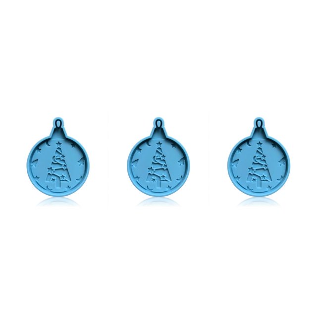 Molde de resina de silicona Wosthever para Navidad decoraciones antiadherentes flexibles