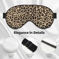 thumbnail image 3 of Uemuo Leopard Print-1 Pattern Sleep Eye Mask - Light Blocking Sleep Mask Blocking Out Light Perfectly, Soft and Comfortable Night Eye Mask, Eye Blinder, 3 of 7