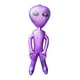 thumbnail image 1 of Alien inflable, figuras inflables globo alienígena, juguete para niños adultos inflar juguetes alienígenas accesorios para suministros de fiesta de Púrpura, 1 of 8