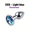 thumbnail image 4 of 1pc Waterproof Stainless Steel Anal Plug with Crystal Design - Perfect for Beginners and Couples - Enhance Your BDSM Experience, 4 of 4