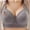 Gray, variant on Jelly Bras for Women Sports Bras Large Bust Woman's Printing Gathered Together Large Size Daily Bra Underwear No Rims Red 3X