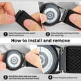 thumbnail image 4 of XIHAMA Quick Release Watch Band, Choice of Width 18mm 19mm 20mm 22mm 24mm Watch Bands, Solo Loop Adjustable Elastic Nylon Watch Straps Replacement Wristband for Men Women, 4 of 7