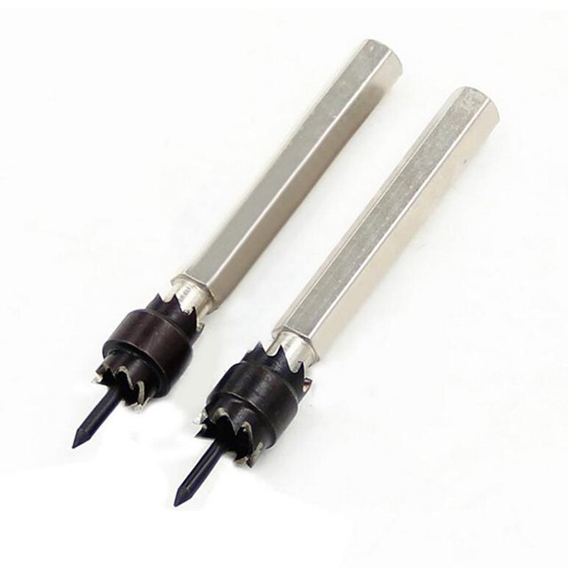 Amoladoras Angulares de Broca de Metal de 5/16 Y 3/8 Broca de Acero Inoxidable Sharpla Cortador de soldadura por puntos