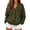 Green, variant on Chunky Knit V Neck Cardigan for Women – Button Down Open Front Long Sleeve Loose Oversized Casual Fall Winter Sweater Jacket with Patch Pockets, Grey,L