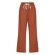 thumbnail image 3 of WILLBEST Pantalones Casuales para Mujer, Primavera Verano, Color Sólido, con Cordones, Bolsillos, Holgados, Pierna Ancha, Capri para Una Comodidad Elegante. Chica, 3 of 3