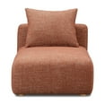 thumbnail image 3 of Hangover Sedona Red Textured Fabric Modular Armless Chair, 3 of 4