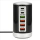 thumbnail image 1 of 65W USB Multi Puerto Cargador Hub QC3.0 Cargador Rápido 6 Puerto Tipo C PD Cargador Teléfono Móvil Estación de Carga B Enchufe UE, 1 of 5