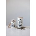thumbnail image 2 of Storied Home Stoneware Jar with Bamboo Lid "Earl Grey Tea" 4-1/4" Round x 8-1/2"H, 2 of 5