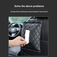 thumbnail image 6 of RuiJiao Premium Crystal Pattern PU Leather Car Tissue Box, Space-Saving Backseat Organizer, Eco-Friendly and Durable for Home and Vehicle Use, 6 of 7