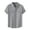Summer Clearance!Mens shirts-Gray, variant on Brilliant Mens Shirts Clearance under $5.00 Men's Fashion Vacation Solid Color Cotton Linen Double Pocket Casual Shirts Short Sleeves Black XXXL