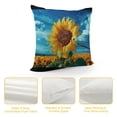 thumbnail image 4 of BCIIG Sunflower Graphic Decorative Throw Pillow Cover for Home Couch Living Room Bed Sofa - Short Plush Pillow Case for Men Women Boy Girl - Summer Theme Cushion Cover 1PC 22x22in, 4 of 5