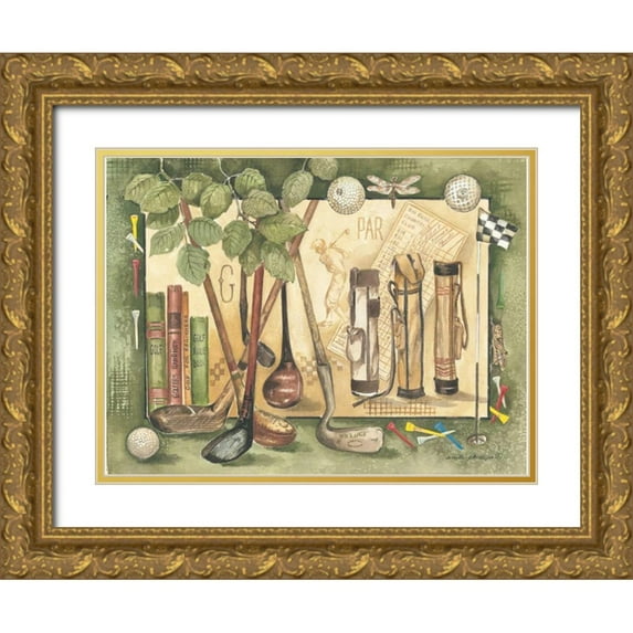 Phillips, Anita 18x15 Gold Ornate Wood Framed with Double Matting Museum Art Print Titled - Par