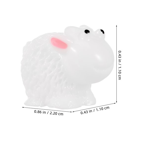 FUEENIRVA 30 Pieces Miniature Resin Sheep Animal Figurines for Collectors, Crafts, and Decorative Displays