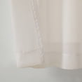 thumbnail image 4 of Mainstays Light Filtering Tab Top Curtain Panel Set, Set of 2, Beige, 37" W x 54” L, 4 of 5