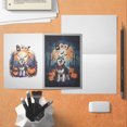 thumbnail image 4 of Happy Halloween Vampire Siberian Husky BOO with Pumpkins Fun and Spooky 5x7in Folded Greeting Card Husky Dog Lover Gifts Single Note Card with Envelope - 00018, 4 of 5