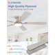 thumbnail image 5 of Ventilador de techo ZMISHIBO 152 cm LED 20W con control remoto y por app, 5 of 9