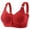 Red, variant on MEICHEN Women's Fashionable and Casual Front Underwear for Elderly People Skin Friendly and Comfortable Bra Summer Fall Essentials Fashion Clothing