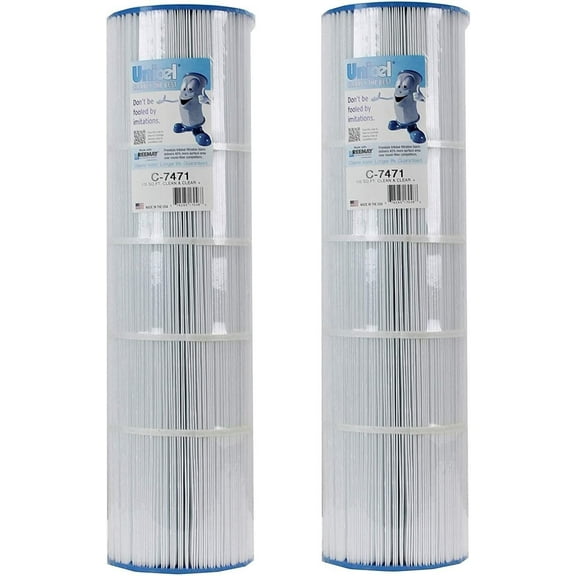 Unicel Clean & Clear Plus Replacement Cartridge Filter C-7471 PCC 105 2 Pack
