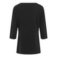 thumbnail image 5 of Siilsaa T Shirts for Women Womens Basic T Shirts Summer Tops 2025 Crop Short Sleeve Tee Cute Gym Fashion Workout Clothes Black,S, 5 of 9