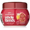 thumbnail image 1 of Garnier Whole Blends Mascarilla para el cuidado del color con aceite de argán y extractos de arándano, 10.1 onzas líquidas, 1 of 5