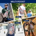 thumbnail image 6 of Sling Backpack Crossbody Chest Bag for Women Men Left and Right Shoulder Purse Water Repellent Gym Daypack, 6 of 7