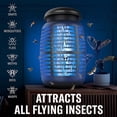 thumbnail image 2 of Bug Zapper ,4200V Electric Mosquito Zappers Killer, Waterproof Insect Fly Trap Outdoor for Home Backyard Patio, 2 of 10