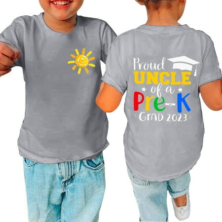 

Girls Shirts Deals Kid Summer Clothes Toddler Baby Boys Girl Comfortable Solid Graduation Print Short Sleeve Cotton T-shirt Top Toddler Girl Gifts Girls Tops Tees & Blouses Summer Savings Clearance