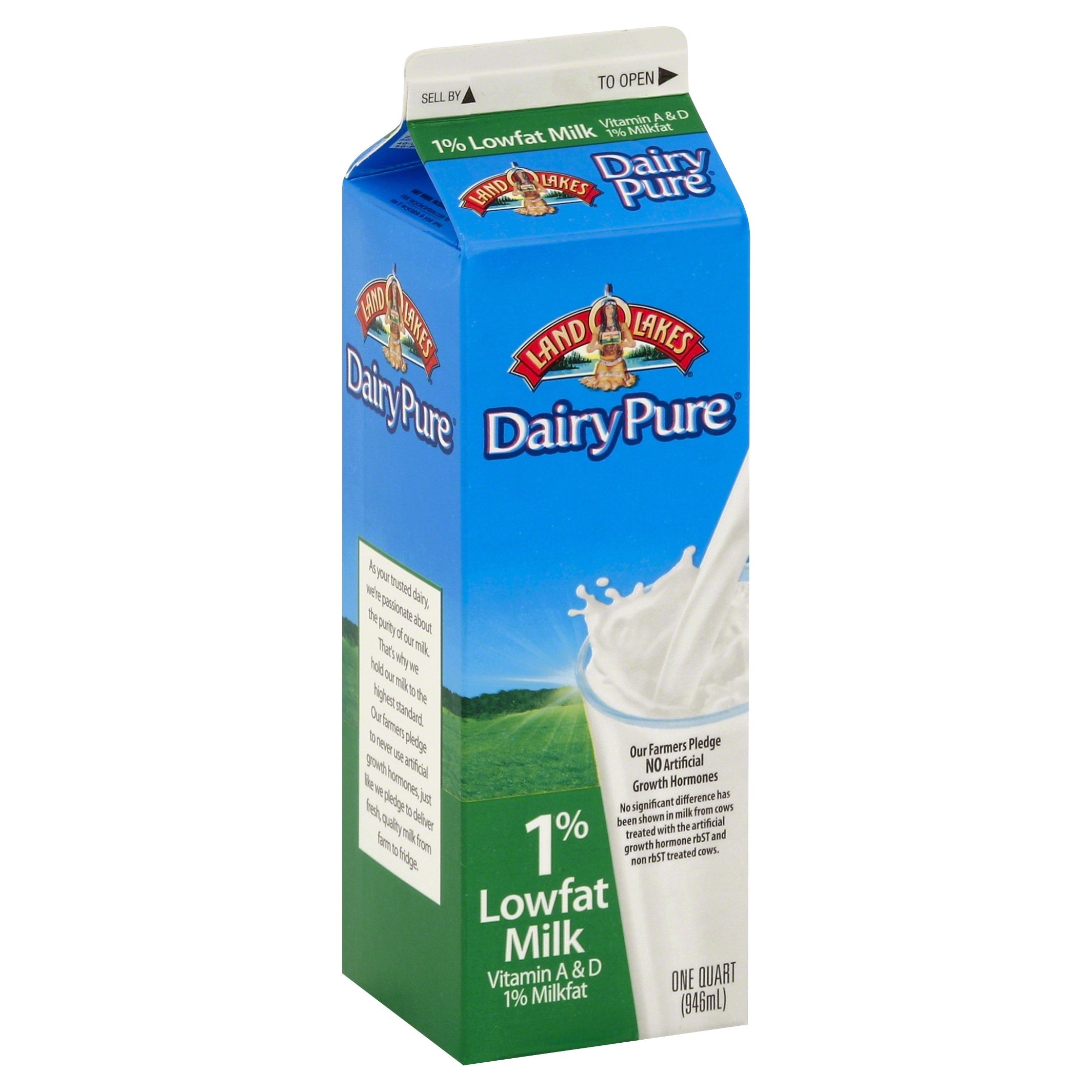 Land O Lakes Dairy Pure 1 Low Fat Milk 1 Quart Walmart Com Land O Lakes Dairy Pure 1 Low Fat Milk 1 Quart Walmart Com