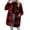 Red Women Plaid Sherpa Shacket, variant on yoeyez Winter Cute Teddy Coats for Women Long Sleeve Fluffy Jacket Heavy Sherpa Fleece Lapel Outwear Warm Fashion Open Front Overcoat Clearance With Free Shipping Gray,3XL